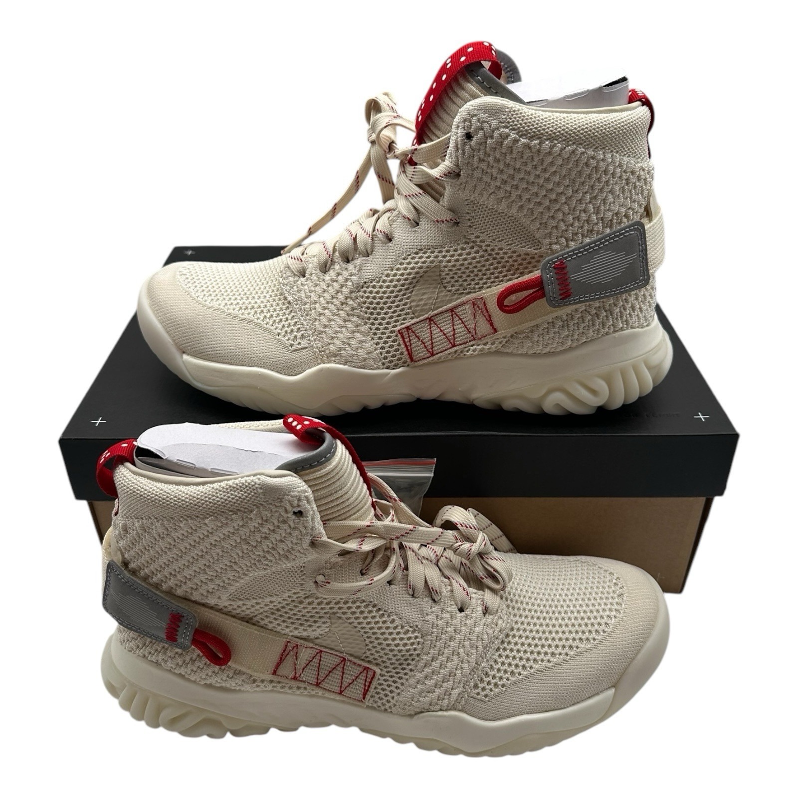 Nike Jordan Apex React Basketball Shoes Mens Sz 8.5 Light Cream/Sail Bq1311 206